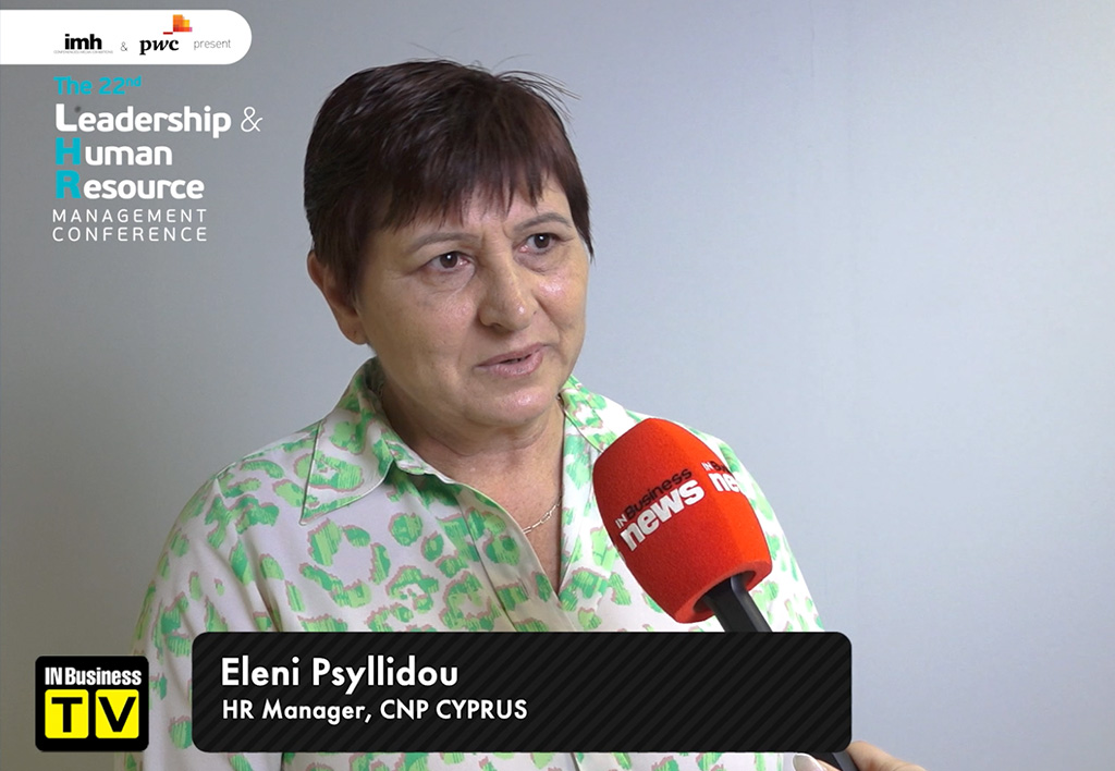H HR Manager του Ομίλου CNP CYPRUS, Ελένη Ψυλλίδου, στο InBusiness TV